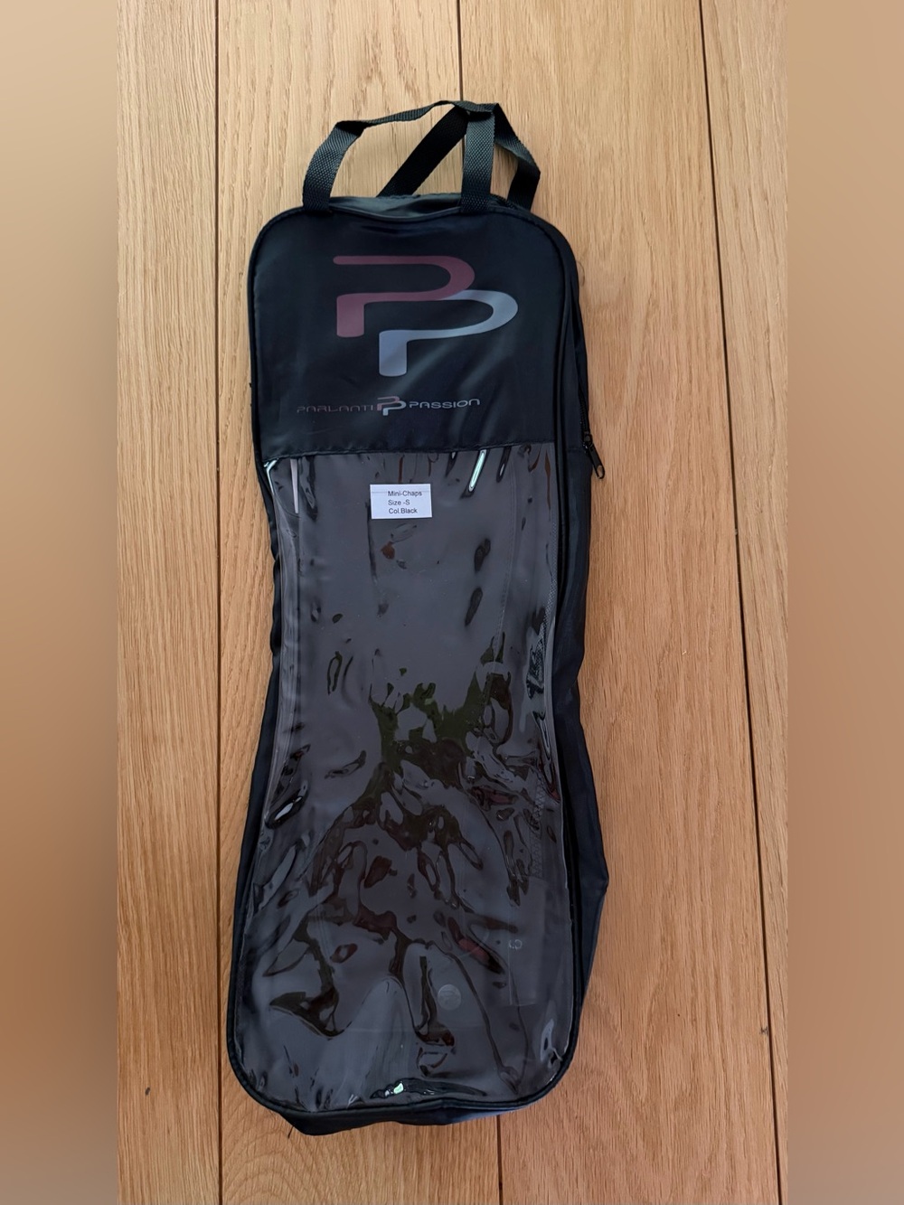 NWT Parlanti Passion Half Chaps in Black size Small
